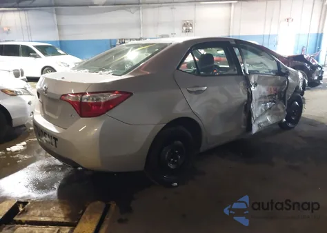 2014 Toyota Corolla Le z USA, uszkodzony, nr VIN 2T1BURHE6EC199845